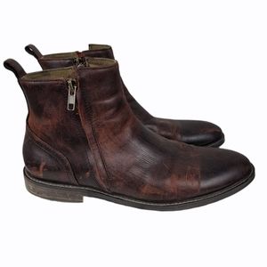 aston grey chelsea boots